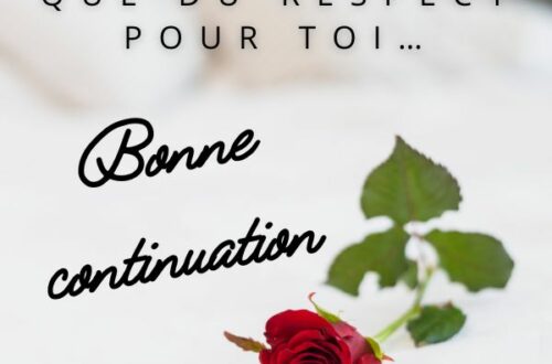 Belle image pour une séparation amoureuse, un rupture ou un divorce